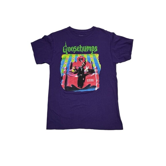 Goosebumps Shirt‎ Adult Small Purple Night of the Living Dummy Book Scary Spooky - Picture 1 of 6